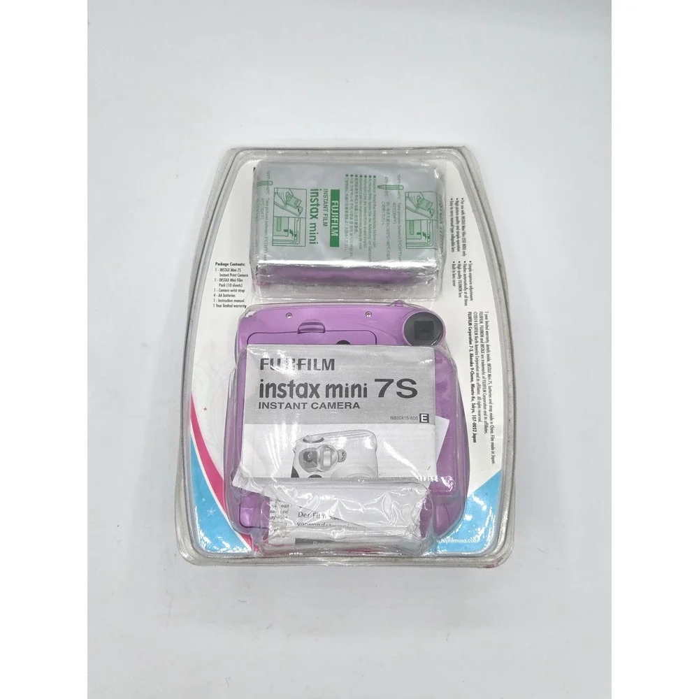 NEW/SEALED! Fujifilm Instax Mini 7S‎ Instant Camera - Purple!